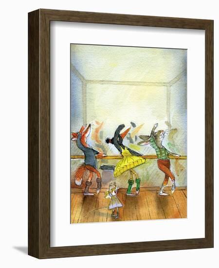 Ted, Ed and Caroll are Great Friends - Turtle-Valeri Gorbachev-Framed Premium Giclee Print