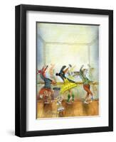 Ted, Ed and Caroll are Great Friends - Turtle-Valeri Gorbachev-Framed Premium Giclee Print