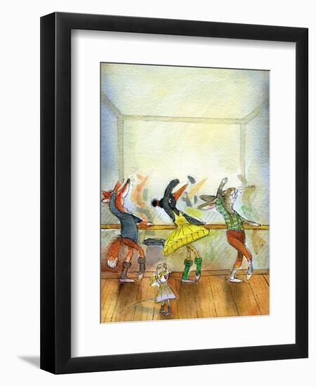 Ted, Ed and Caroll are Great Friends - Turtle-Valeri Gorbachev-Framed Premium Giclee Print