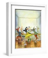 Ted, Ed and Caroll are Great Friends - Turtle-Valeri Gorbachev-Framed Premium Giclee Print