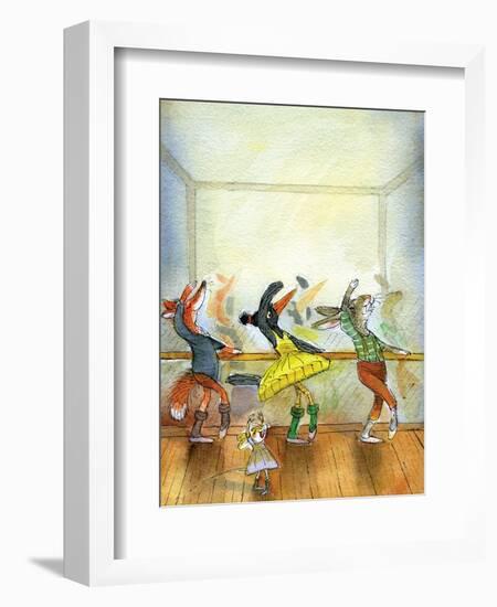 Ted, Ed and Caroll are Great Friends - Turtle-Valeri Gorbachev-Framed Premium Giclee Print