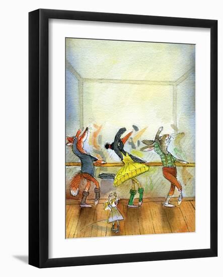 Ted, Ed and Caroll are Great Friends - Turtle-Valeri Gorbachev-Framed Giclee Print