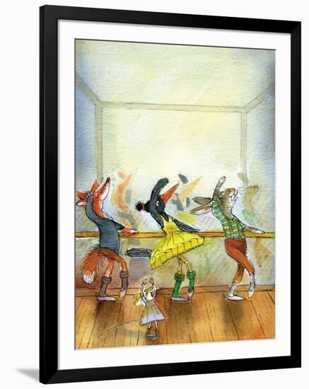 Ted, Ed and Caroll are Great Friends - Turtle-Valeri Gorbachev-Framed Giclee Print