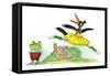 Ted, Ed and Caroll are Great Friends - Turtle-Valeri Gorbachev-Framed Stretched Canvas