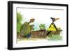 Ted, Ed, and Caroll are Great Friends - Turtle-Valeri Gorbachev-Framed Giclee Print