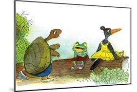 Ted, Ed, and Caroll are Great Friends - Turtle-Valeri Gorbachev-Mounted Giclee Print