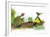 Ted, Ed, and Caroll are Great Friends - Turtle-Valeri Gorbachev-Framed Giclee Print