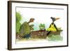 Ted, Ed, and Caroll are Great Friends - Turtle-Valeri Gorbachev-Framed Giclee Print