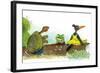 Ted, Ed, and Caroll are Great Friends - Turtle-Valeri Gorbachev-Framed Giclee Print