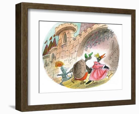 Ted, Ed and Caroll Happily Ever after 5 - Turtle-Valeri Gorbachev-Framed Giclee Print