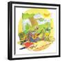 Ted, Ed and Caroll - the Picnic - Turtle-Valeri Gorbachev-Framed Giclee Print