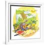 Ted, Ed and Caroll - the Picnic - Turtle-Valeri Gorbachev-Framed Giclee Print