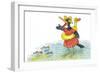 Ted, Ed and Caroll the Tiny Fish 3 - Turtle-Valeri Gorbachev-Framed Premium Giclee Print