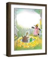 Ted,Ed, Caroll and the Swimming Pool - Turtle-Valeri Gorbachev-Framed Giclee Print