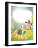 Ted,Ed, Caroll and the Swimming Pool - Turtle-Valeri Gorbachev-Framed Giclee Print