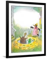 Ted,Ed, Caroll and the Swimming Pool - Turtle-Valeri Gorbachev-Framed Giclee Print