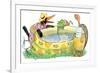 Ted, Ed, Caroll and the Swimming Pool - Turtle-Valeri Gorbachev-Framed Giclee Print