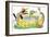 Ted, Ed, Caroll and the Swimming Pool - Turtle-Valeri Gorbachev-Framed Giclee Print