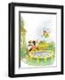 Ted, Ed, Caroll and the Trampoline - Turtle-Valeri Gorbachev-Framed Giclee Print