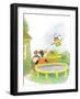 Ted, Ed, Caroll and the Trampoline - Turtle-Valeri Gorbachev-Framed Premium Giclee Print