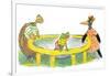 Ted, Ed, Caroll and the Trampoline - Turtle-Valeri Gorbachev-Framed Premium Giclee Print