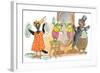 Ted, Ed, Caroll and the Trampoline - Turtle-Valeri Gorbachev-Framed Giclee Print