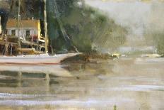 White Sail Boat, Como-Ted Goerschner-Giclee Print