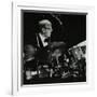 Ted Heath Band Drummer Jack Parnell Playing at the Forum Theatre, Hatfield, Hertfordshire, 1983-Denis Williams-Framed Photographic Print