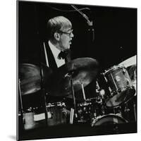 Ted Heath Band Drummer Jack Parnell Playing at the Forum Theatre, Hatfield, Hertfordshire, 1983-Denis Williams-Mounted Photographic Print