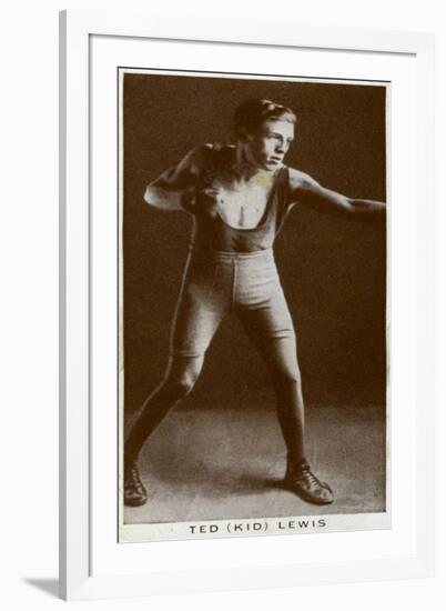 Ted 'Kid' Lewis, British Boxer-null-Framed Giclee Print