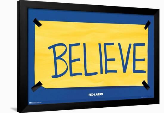 Ted Lasso - Believe-Trends International-Framed Poster