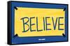 Ted Lasso - Believe-Trends International-Framed Stretched Canvas