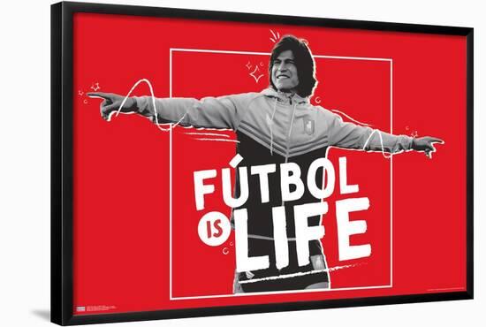 Ted Lasso - Futbol is Life-Trends International-Framed Poster