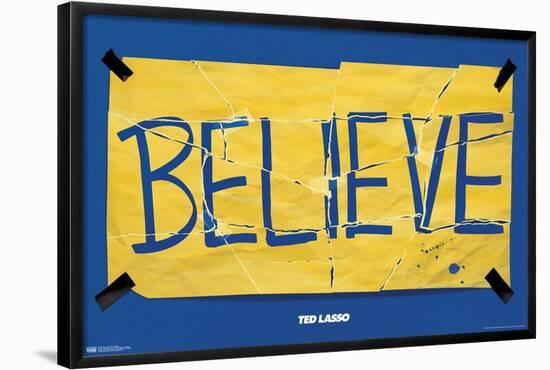 Ted Lasso - Torn Believe-Trends International-Framed Poster