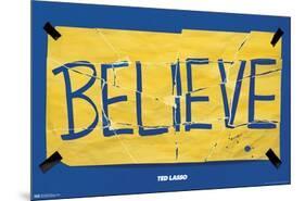 Ted Lasso - Torn Believe-Trends International-Mounted Poster