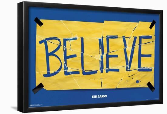 Ted Lasso - Torn Believe-Trends International-Framed Poster