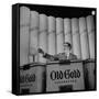 Ted Mack Hosting the TV Program "Amateur Hour"-Cornell Capa-Framed Stretched Canvas