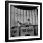 Ted Mack Hosting the TV Program "Amateur Hour"-Cornell Capa-Framed Premium Photographic Print