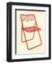 Ted Net Chair Red-Rosi Feist-Framed Giclee Print