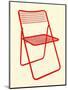 Ted Net Chair Red-Rosi Feist-Mounted Giclee Print