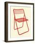 Ted Net Chair Red-Rosi Feist-Framed Giclee Print