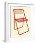 Ted Net Chair Red-Rosi Feist-Framed Giclee Print