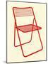 Ted Net Chair Red-Rosi Feist-Mounted Giclee Print