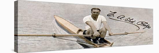 Ted Phelps, World Professional Sculling Champion, 1935-null-Stretched Canvas