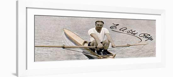 Ted Phelps, World Professional Sculling Champion, 1935-null-Framed Giclee Print