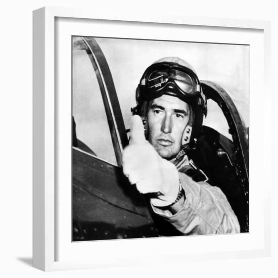 Ted Williams, American Baseball Player and Marine Corps Pilot, 1952. Csu Archives-null-Framed Photo