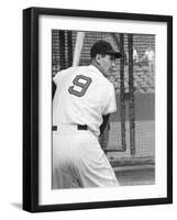 Ted Williams During Batting Practice-Ralph Morse-Framed Premium Photographic Print
