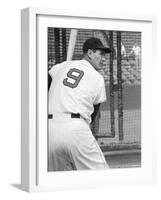 Ted Williams During Batting Practice-Ralph Morse-Framed Premium Photographic Print