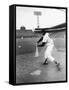 Ted Williams Taking a Swing During Batting Practice-Ralph Morse-Framed Stretched Canvas