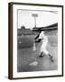 Ted Williams Taking a Swing During Batting Practice-Ralph Morse-Framed Premium Photographic Print